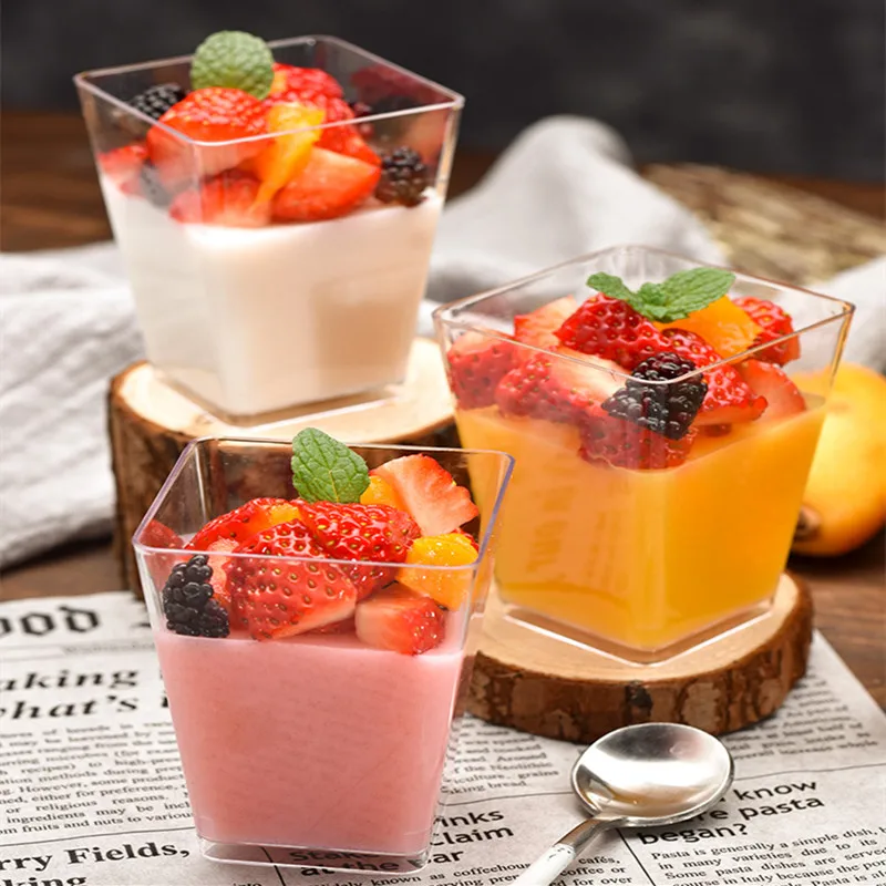 10 шт. высокое качество мусс маленькая квадратная коробочка свадьба день рождения