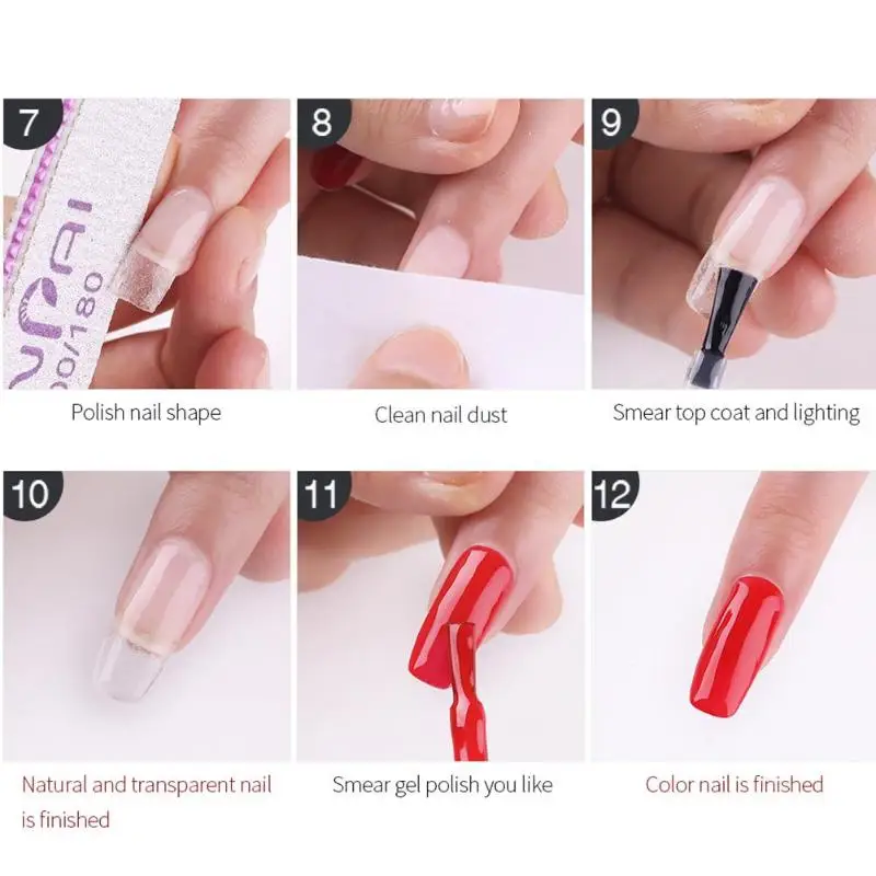 10 листов стекол для наращивания ногтей из стекловолокна клейкий протектор