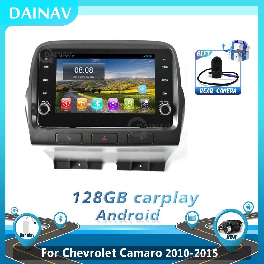 

2 Din Android 10 автомобиль радио для Chevrolet Camaro 2010 2011 2012 2013 2014 2015Car Авто GPS навигации мультимедийный DVD плеер