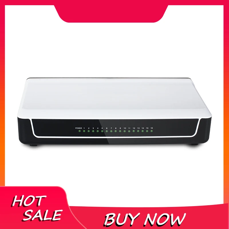 Коммутатор JSMAX JS16 16 портов 100 Мбит/с | Компьютеры и офис