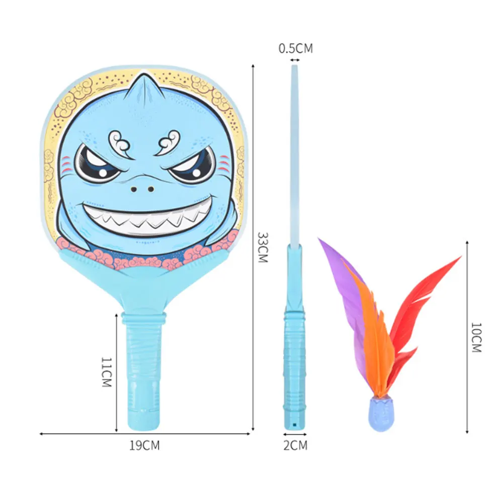 

Creative Paddle Ball Game Badminton Racket Indoor Outdoor Badminton Game Battledore For Children Teenagers Entertainment Set