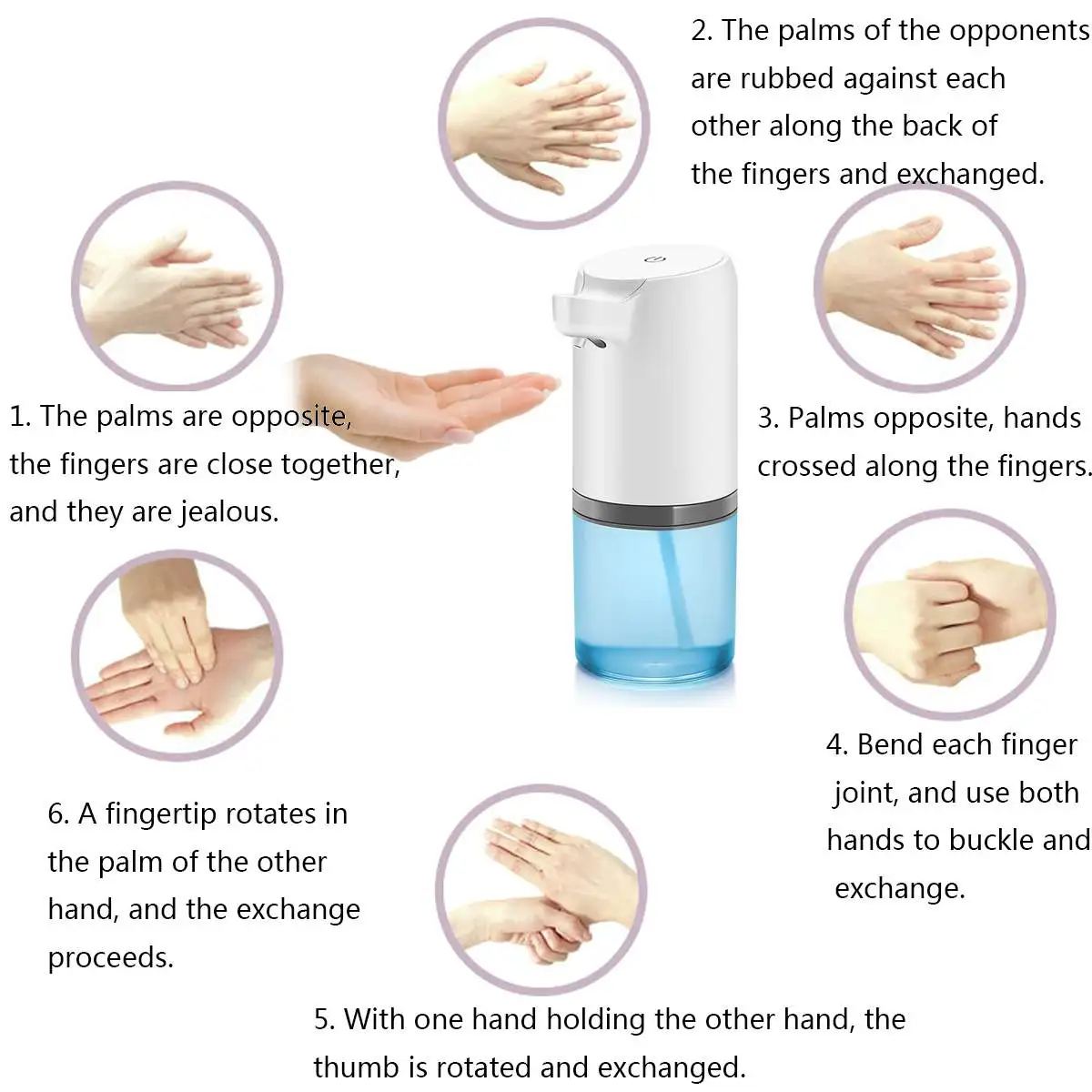 

Automatic Foam Dispenser Smart Induction Foam Liquid Soap Dispenser Intelligent Sensor Hand Sanitizer Soap Dispenser Touchless