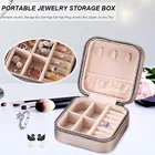 Шкатулка для ювелирных изделий, простой портативный дорожный Органайзер на молнии с крючком для хранения серег, колец, подвесок