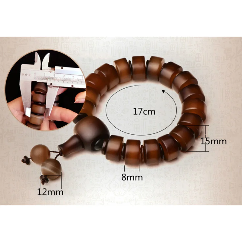 Бусины Из Натурального оникса браслет для мужчин простой этнический стиль в