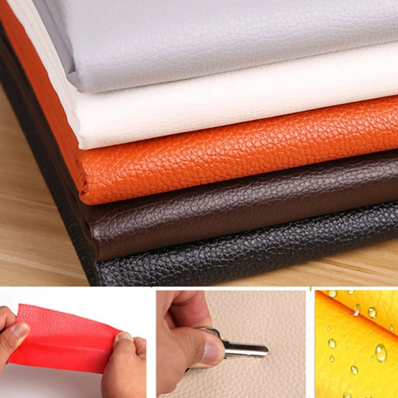 20x30cm Self Adhesive PU Leather Patches Diy Stickers Faux Synthetic Stick-on Fabric for Sofa Repair Patch Sticky | Дом и сад
