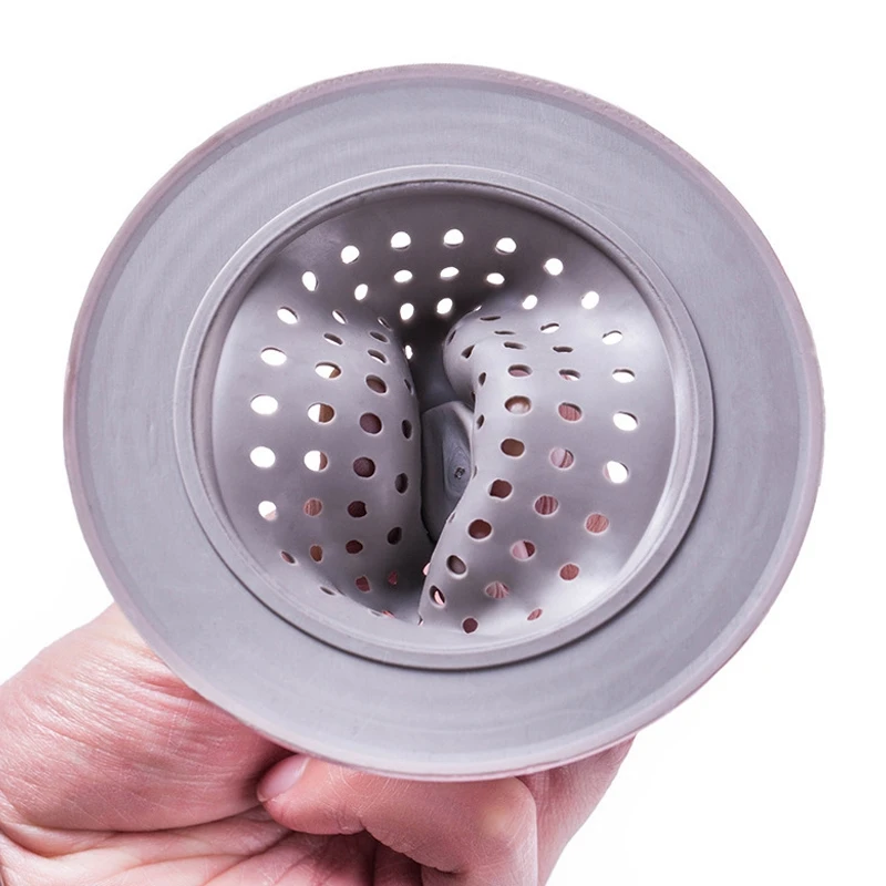 

WSFS Hot Four Colours Bath Kitchen Waste Sink Strain Filter Drain Hair Catcher Stopper 4PCS