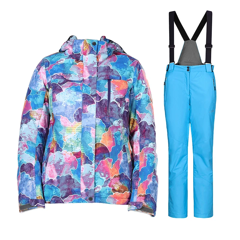 горнолыжный костюм женскийлыжный лыжный женский зимний сноуборд лыжи