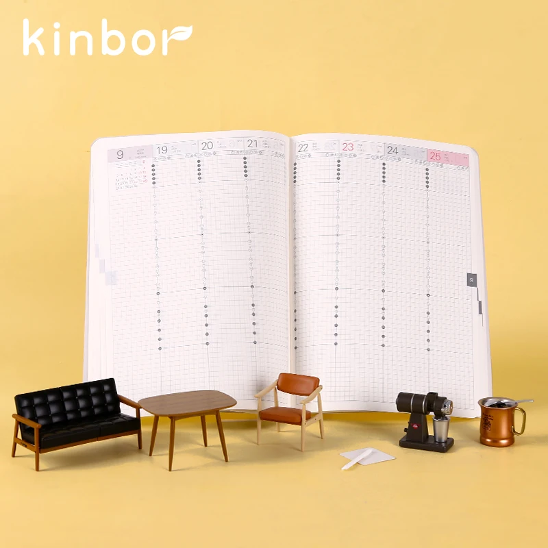 Планировщик времени Kinbor A5 2022 планировщик книга на 112 листов мягкая искусственная