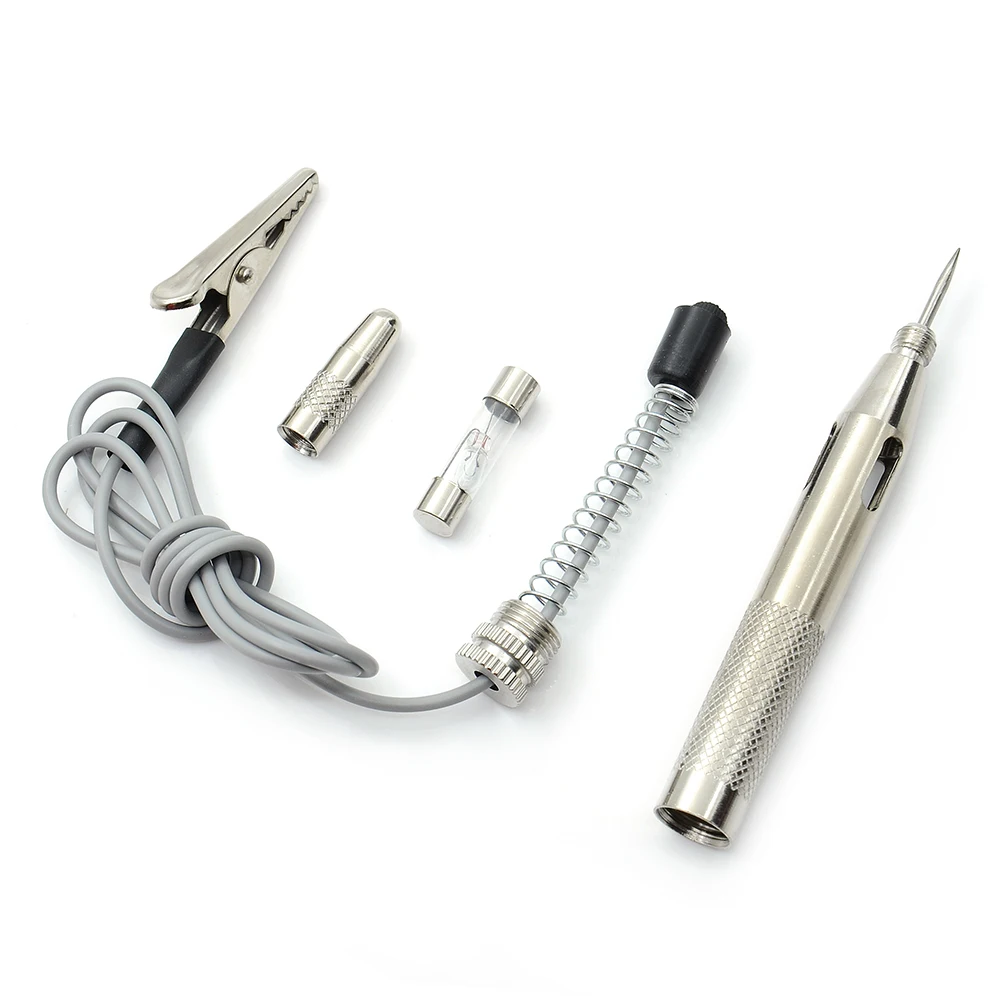 Тестовая лампа 6 в-24 в тестер цепи автомобиля пробник тестовая ручка-детектор