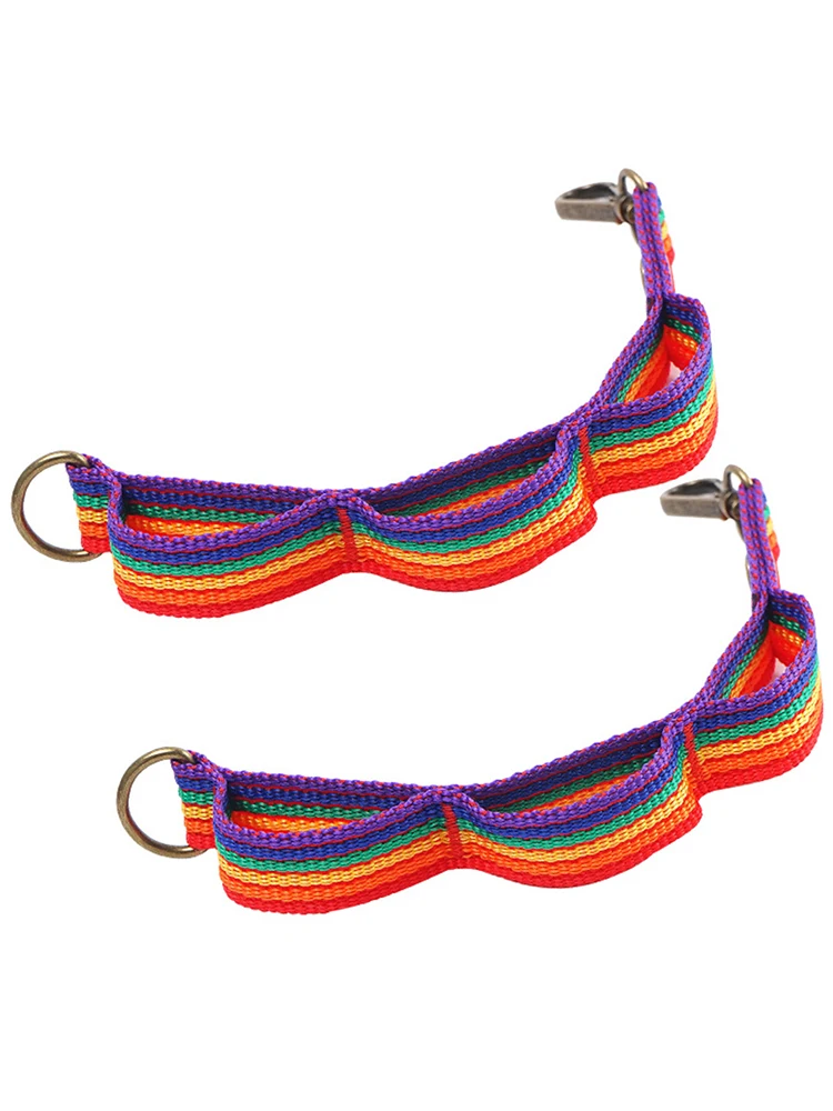 

2 Pcs Outdoor Tent Hang Rope Multipurpose Colorful Lanyard Cord Camping Gear