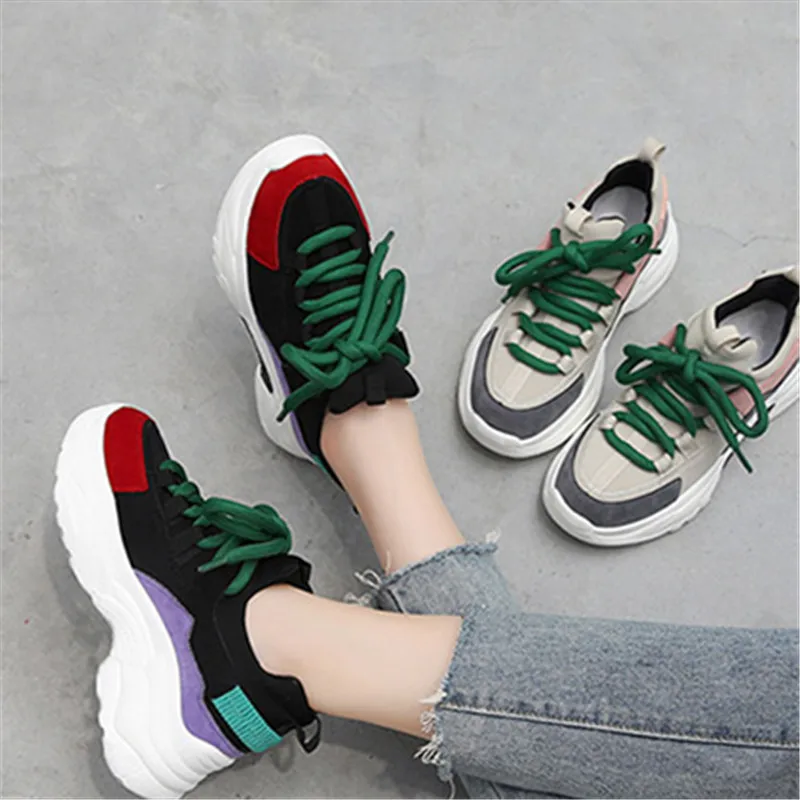 Женские сетчатые дышащие кроссовки RASMEUP удобные повседневные на толстой подошве