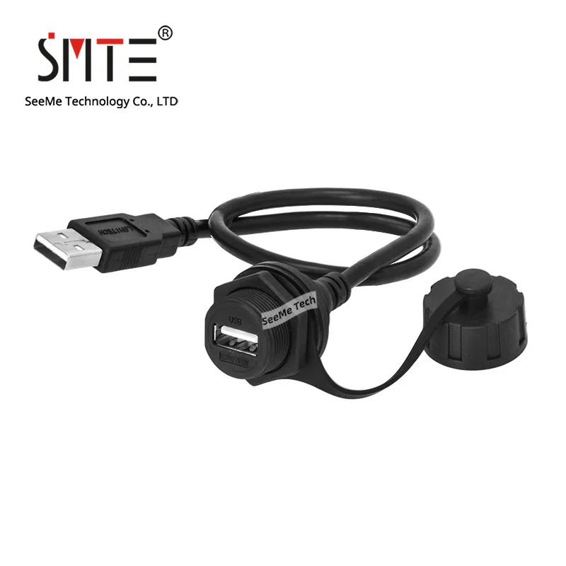 

0.1/0.3/0.5/1/2/3m socket panel of loongsie waterproof USB bus base