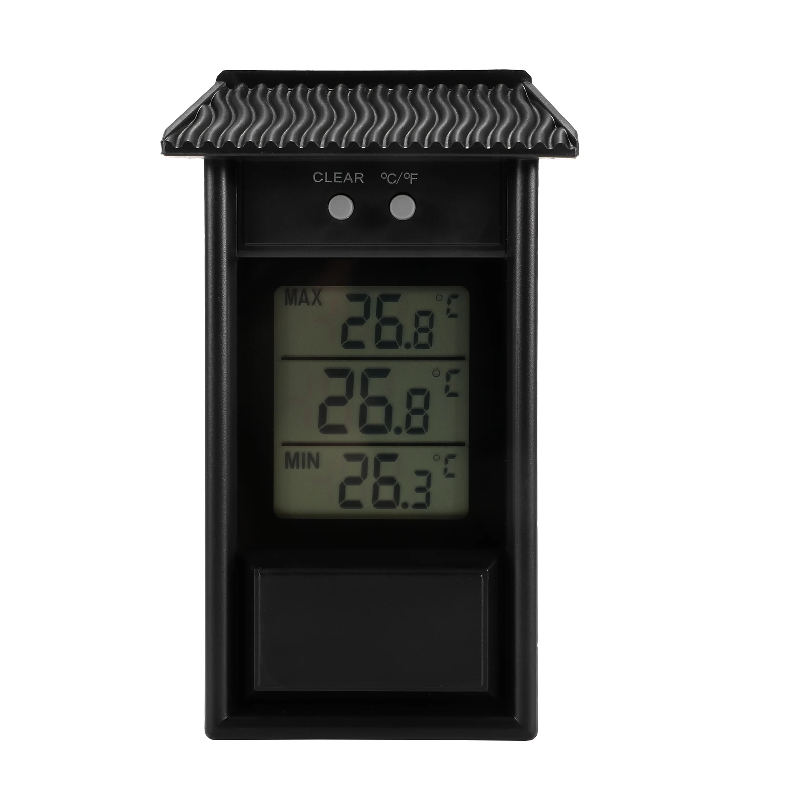 

Цифровой термометр-гигрометр, водонепроницаемый измеритель влажности и температуры в доме и на улице, с крючком