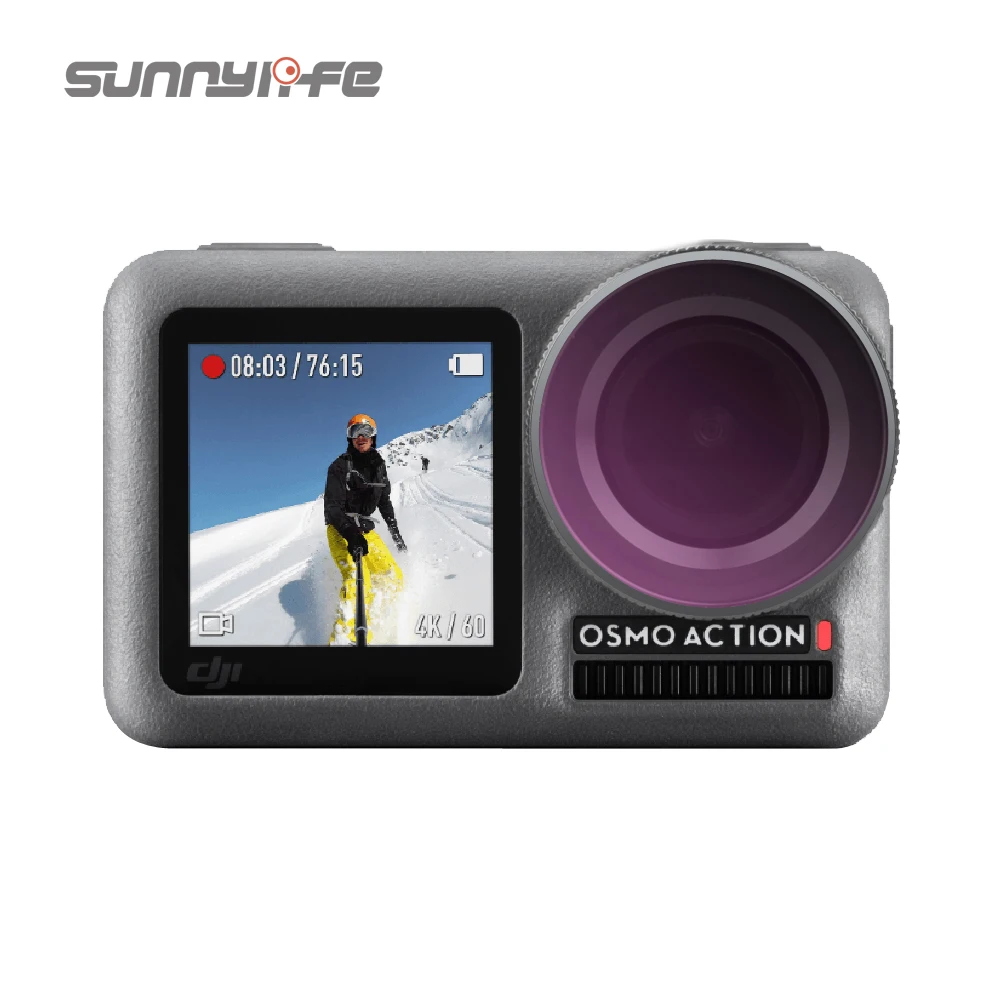 Набор фильтров для дайвинга Sunnylife CPL Полярный фильтр DJI OSMO Action ND4 ND8 ND16 ND32 УФ-фильтр