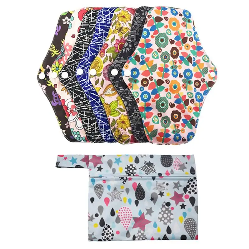 8 шт. новые Моющиеся Многоразовые гигиенические салфетки прокладки