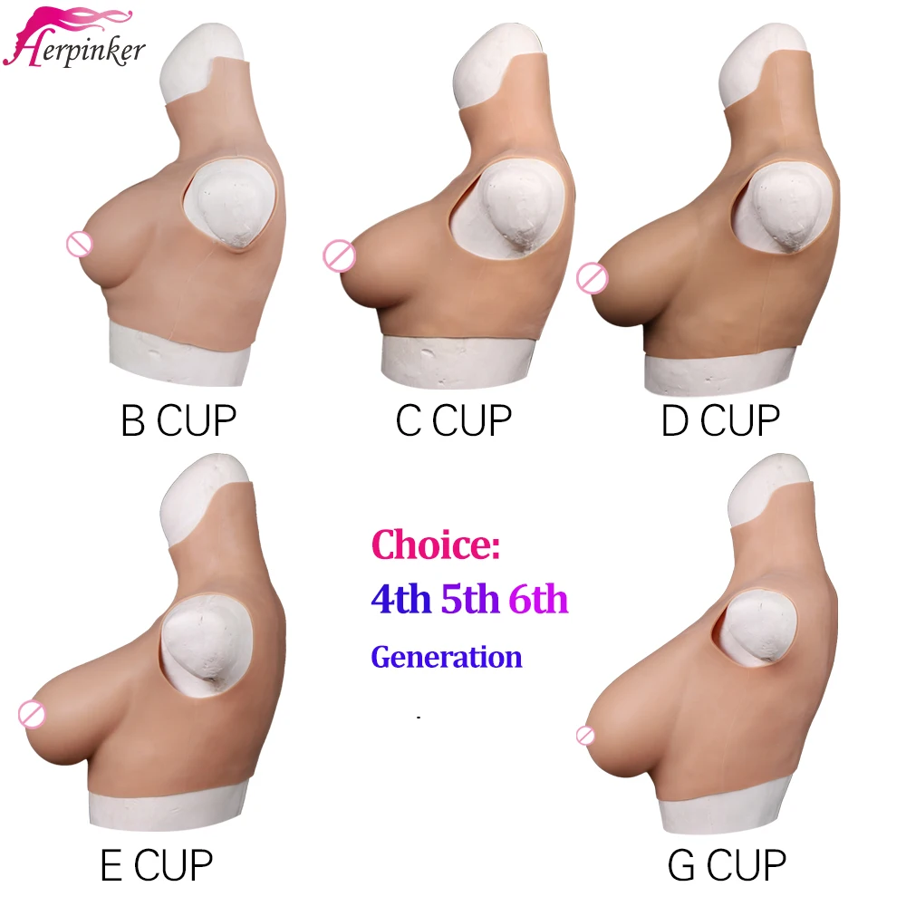 Herpinker накладные формы груди силиконовые для трансвеститов Трансвестит королевы