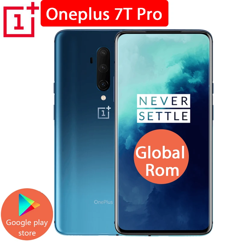 Смартфон OnePlus 7T Pro 8/256GB 48МП+16МП NFC 4050мАч голубой|Смартфоны| |
