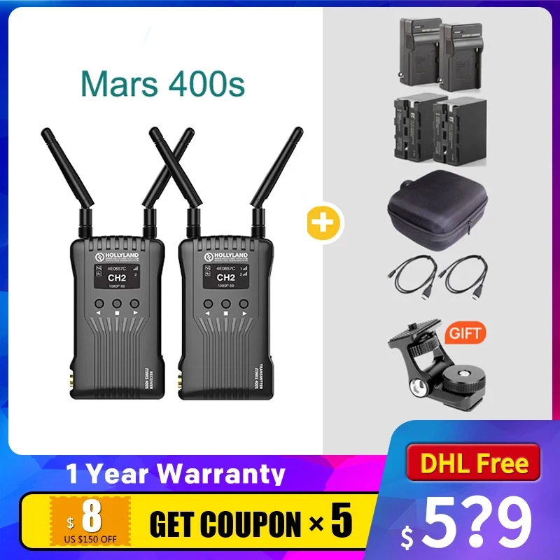 HOLLYLAND mars 400S 1080 футов P передача для камеры изображение Беспроводная HD видео