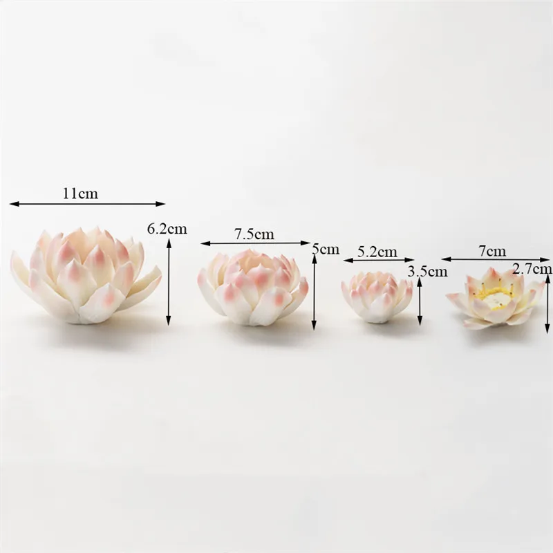 Ручной работы лотоса керамическая курильница античный сандаловое дерево