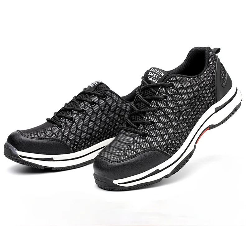 

Men's safety shoes steel toe winter sports shoes indestructible anti-puncture lightweight breathable labor protection boots