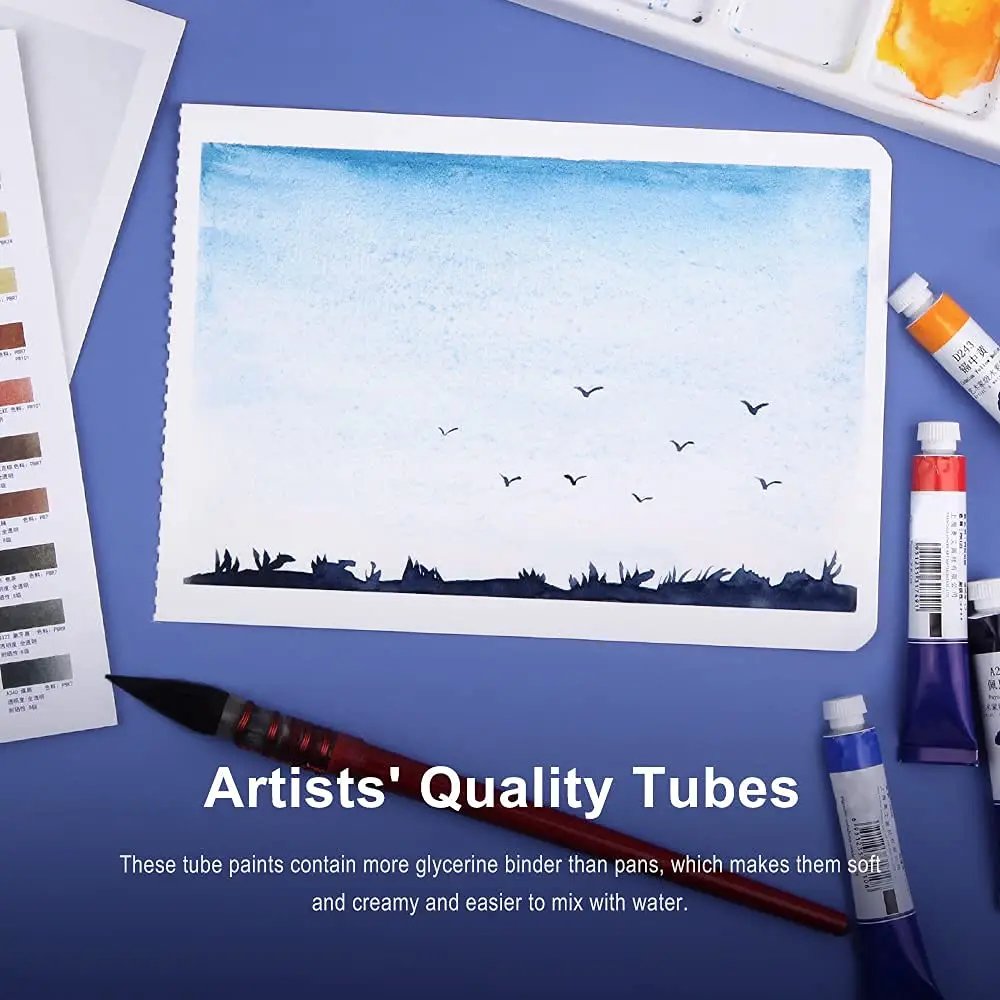 Tanie Zestaw Akwareli Paul Rubens 112 Kolor Najlepszy Akwarele Dla Profesjonalnego Artysty Wysoce Pigmentowany Z Doskonałą Dyspersją