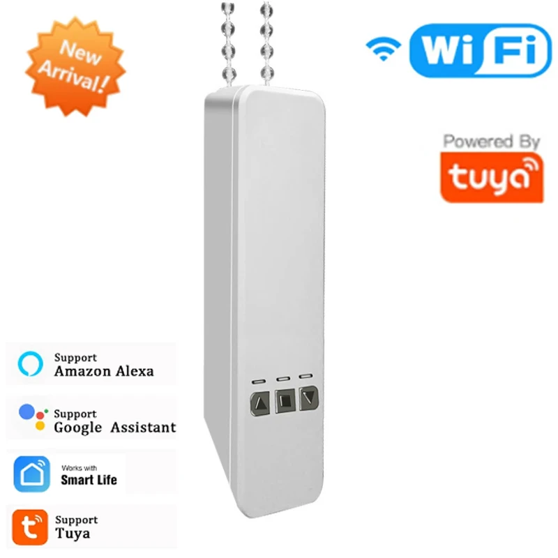 

Мотор для занавесок Tuya, Wi-Fi, цепные роликовые шторы, для Alexa, Google Home