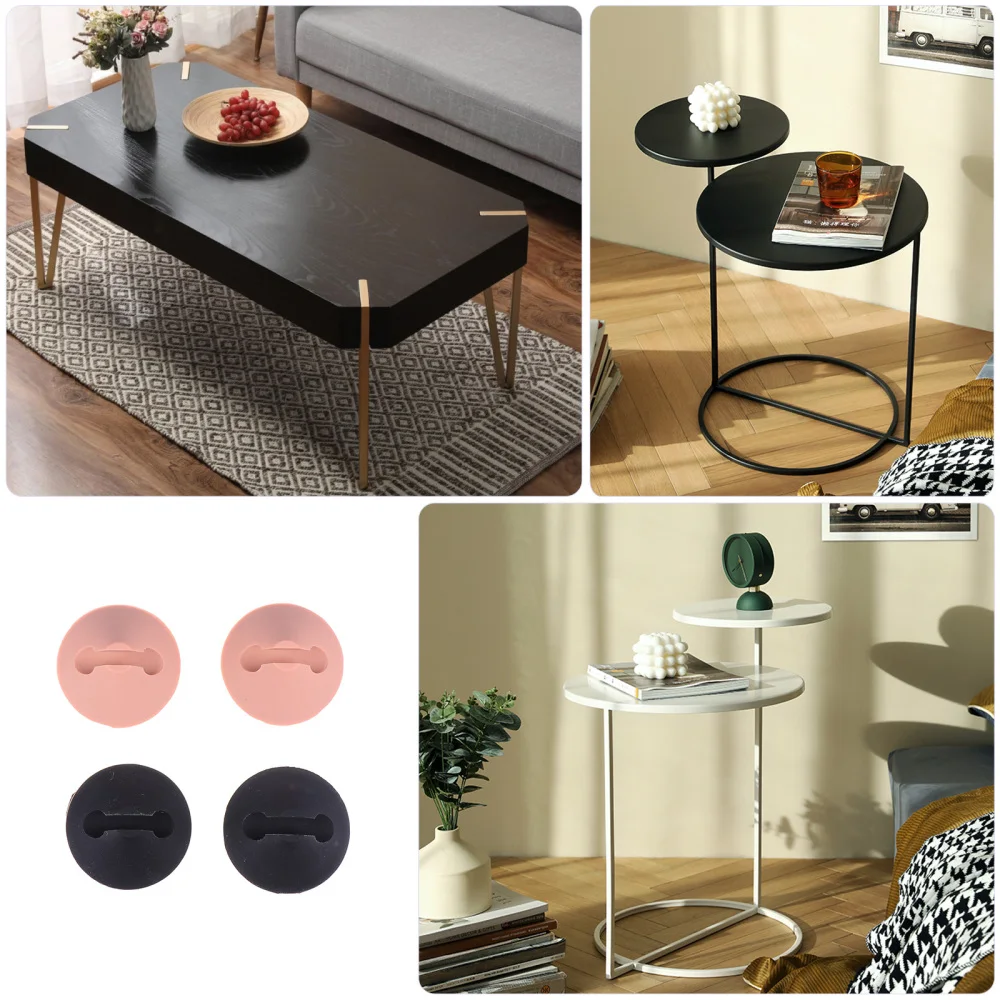 

4 Pcs Protective Pads Hairpin Leg Protector Feet Kit Furniture Legs Accessories