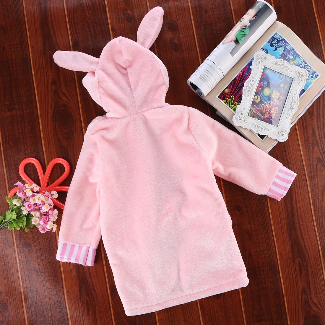 Pudcoco Детский банный халат От 6 месяцев до 5 лет для маленьких мальчиков и девочек с