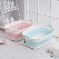 portable foldable washing non slip bathtub security spa newborn baby folding bath tub baby swim tubs kids bath tub