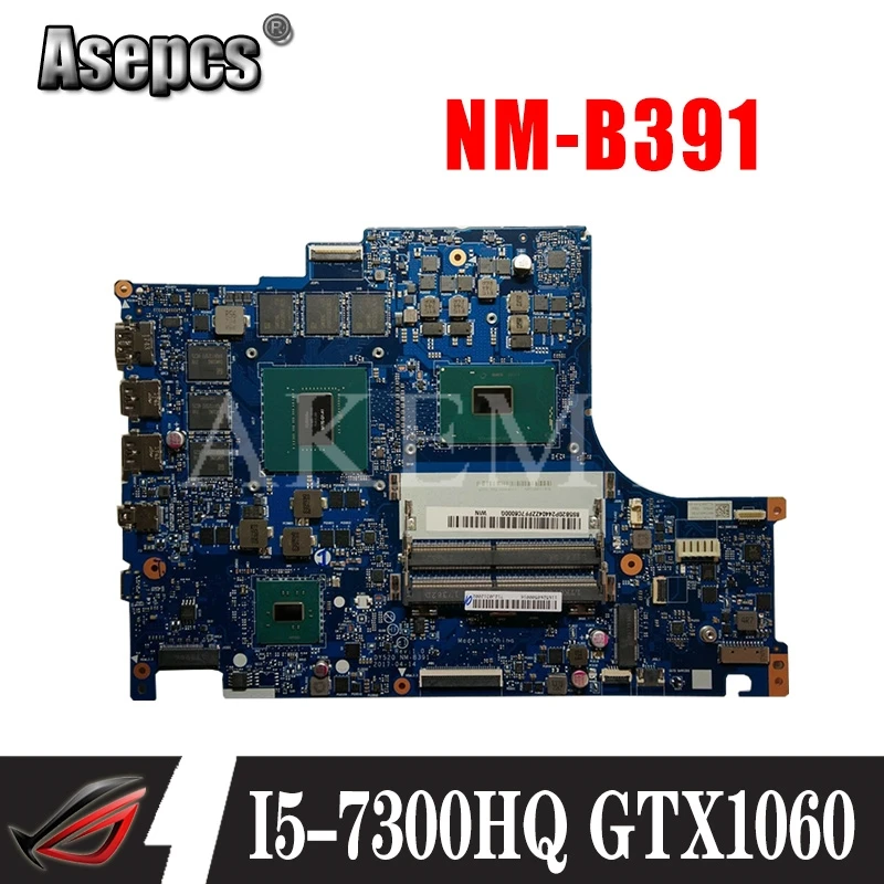 FRU:5B20P24353 MB BY520 NM-B391 REV 1.0 Board original For Y520-15IKBM I5-7300HQ N17E-G1-A1 3G Laptop motherboard | Компьютеры и офис