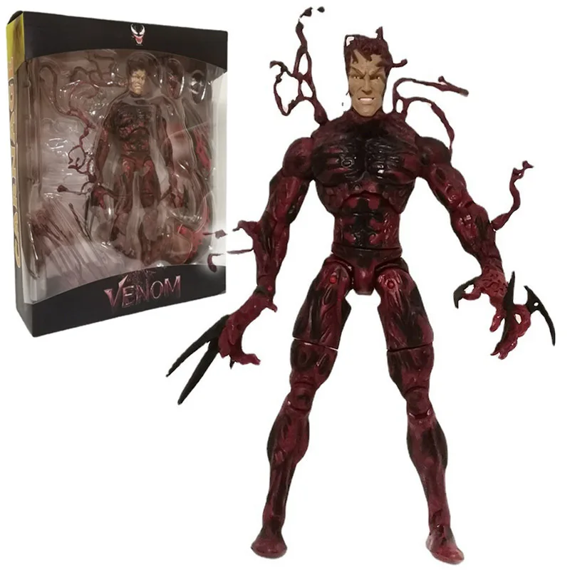 Marvel Avengers Amazing Spider-Man Venom Massacre Deadly Guardian Red Venom Carnage PVC Figure Model Toys 20cm