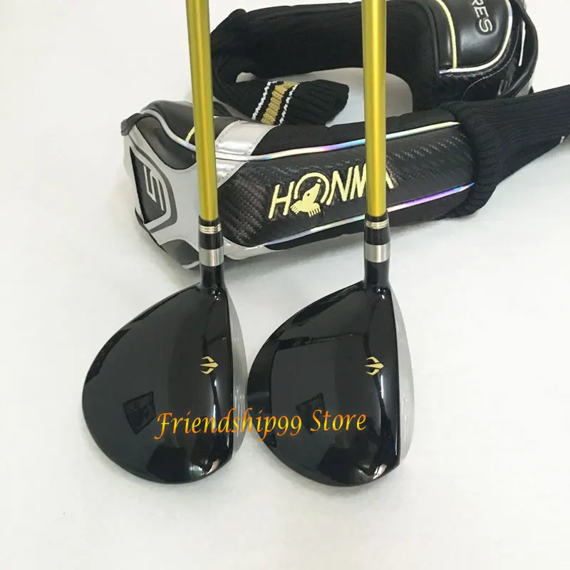 Мужской Гольф-Фарватер HONMA S-06 3 звезды Деревянные клюшки 3/15 5/18 гольф с графитовая клюшка для гольфа R S SR flex