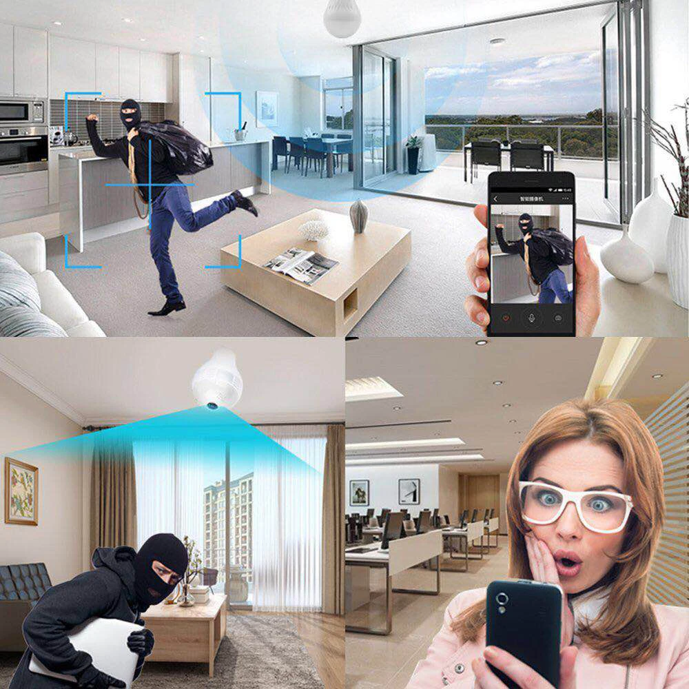 Светильник TAOCOCO, ip-камера рыбий глаз, WiFi, беспроводная камера видеонаблюдения, 960 P, 360 градусов, панорамная камера безопасности, ночное видение