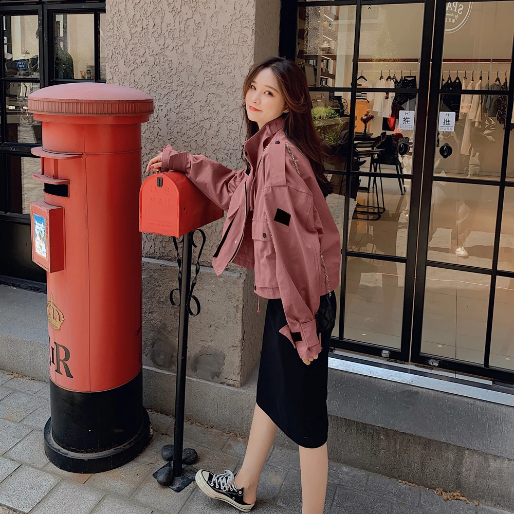 2020 Новое поступление куртка на липучке готические женские топы и блузки Лучшая