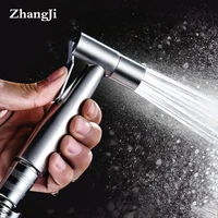 zhangji stainless steel bathroom handheld spray bidet sprayer set kit toilet women bidet faucet multifunctional rinse nozzle
