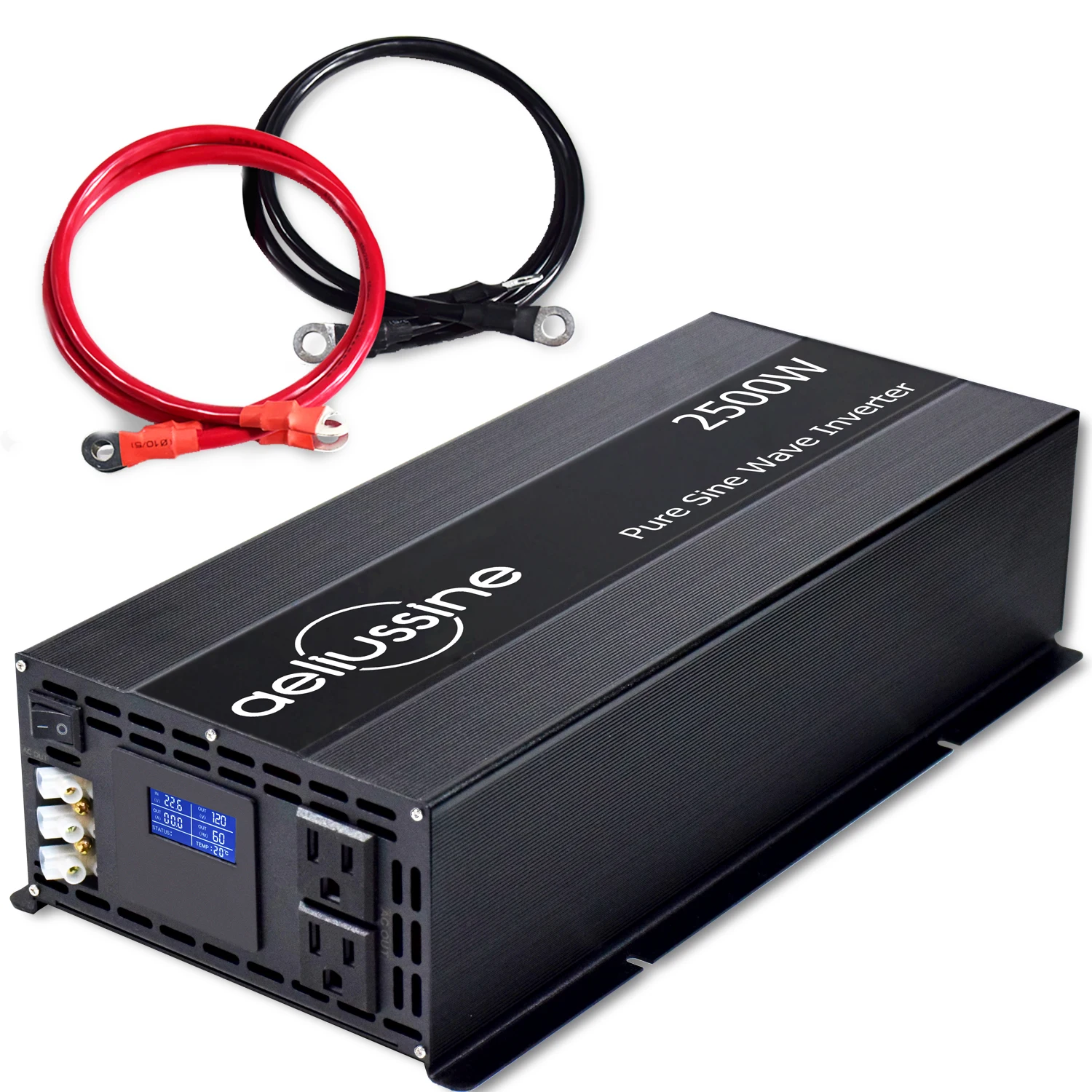 

Инвертор немодулированного синусоидального сигнала 2500 Вт, 12 В/24 В/36 В/48 В постоянного тока до 120 В/220 В/230 В переменного тока, Генератор солнечных панелей, инвертор, преобразователь батареи