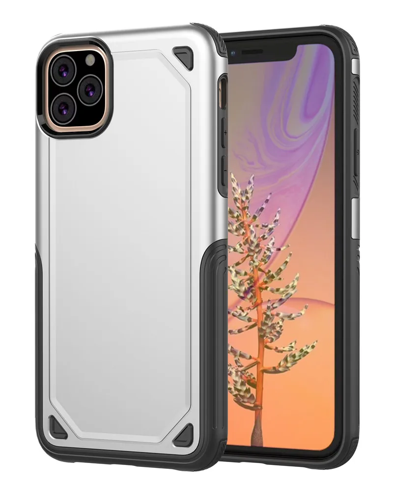 SGP Spigen Гибридный армированный TPU PC противоударный чехол для мобильного телефона для iPhone 11 Pro Max X XS XR 8 7 6 6S Plus 5 5S SE - Цвет: Satin Silver