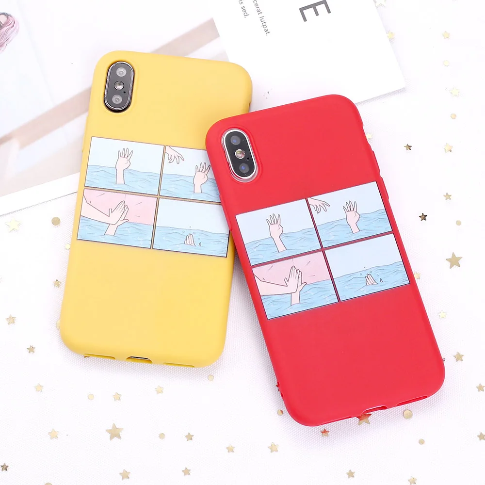 

For 12 Mini 11 Pro 8 8Plus X XR 7 7Plus XS Max 6 6S 5 SE My Depression My Brain My Anxiety Candy Silicone Soft Phone Case