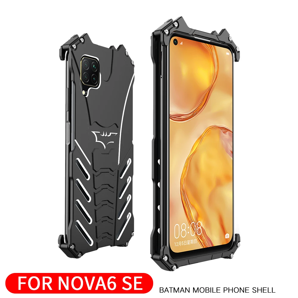 Алюминиевый армированный чехол летучая мышь для Huawei Nova 7 SE 5i Pro защитный телефона