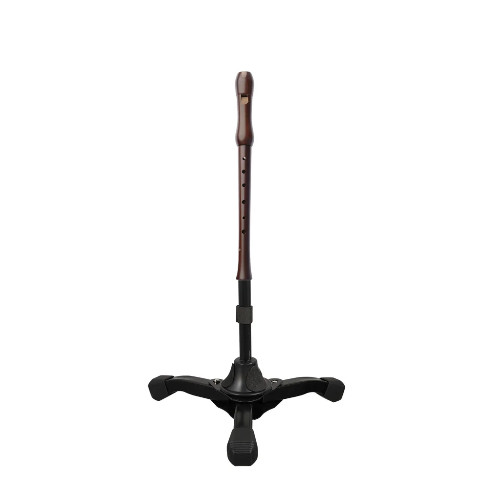 

Portable Flute Stand Bracket Clarinet Stand Folding Tripod Holder Stand (Black)