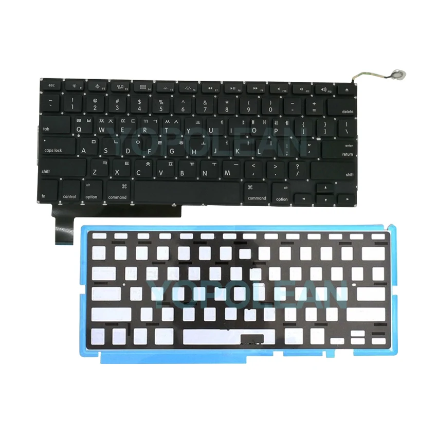 Новая Корейская клавиатура с подсветкой для Macbook Pro Unibody 15 дюймов A1286 2009 2010 2011 2012