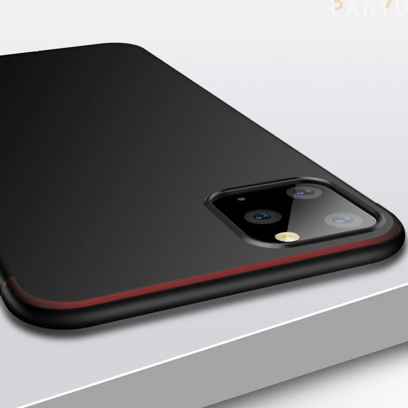 

Case For iPhone 11 Pro X XS XR Max 8 7 6 6S Plus Luxury Phone Cover Shockproof Anti-Fall Soft TPU Silicone Matte Back Shell