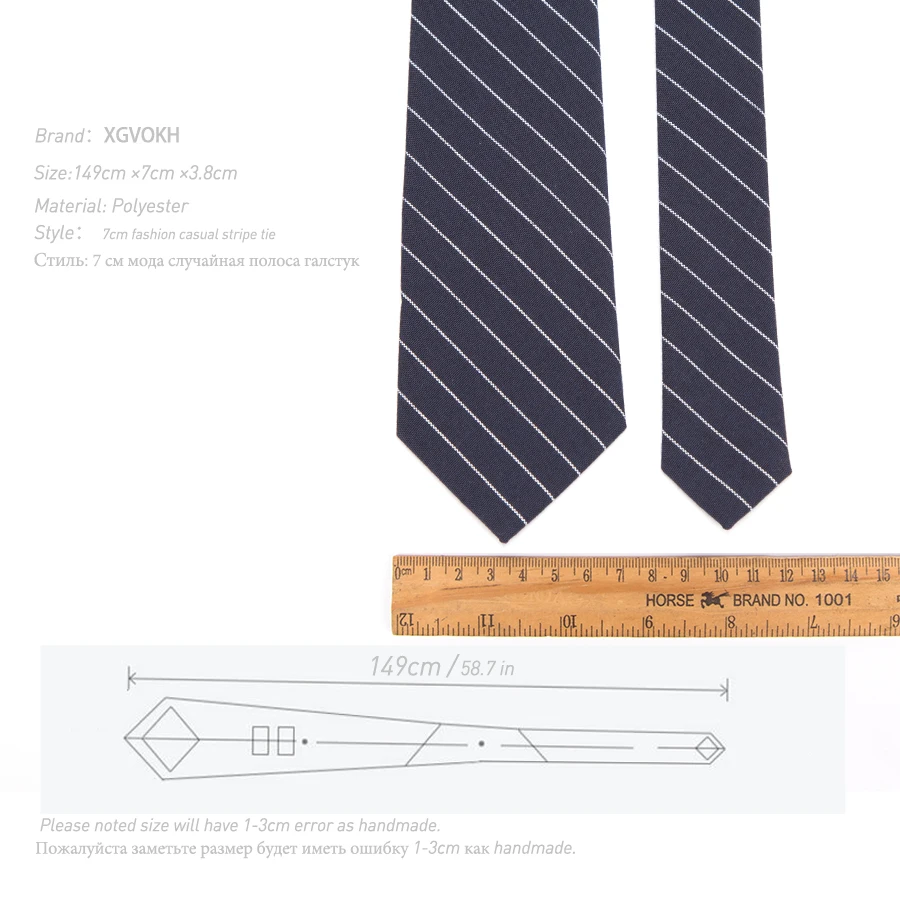

Men Cotton Ties for Mens Fashion New Stripes Neck Tie Slim Cravat Business Wedding Party Bowtie Male Dress Necktie