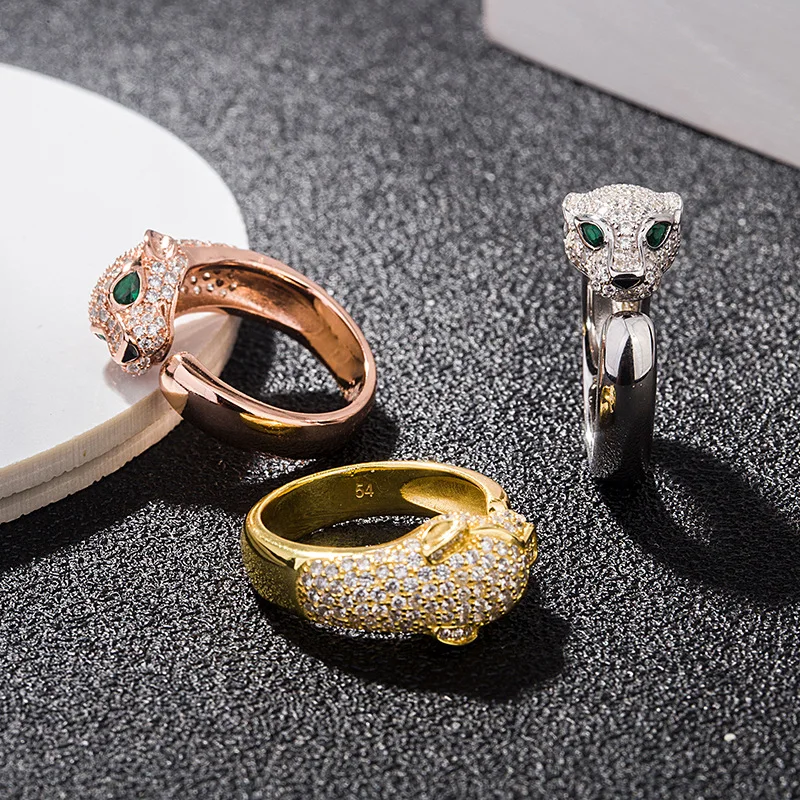 Женское/мужское кольцо из серебра 925 пробы с цирконом класса ААА|Кольца| |