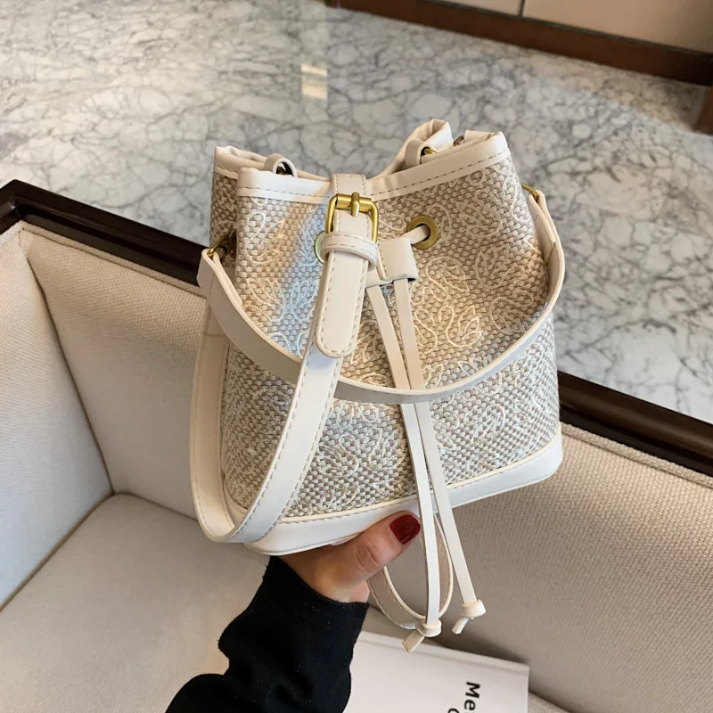 

Women's bag 2021 autumn new fashion bucket bag Korean ins trend Single Shoulder Messenger Bag