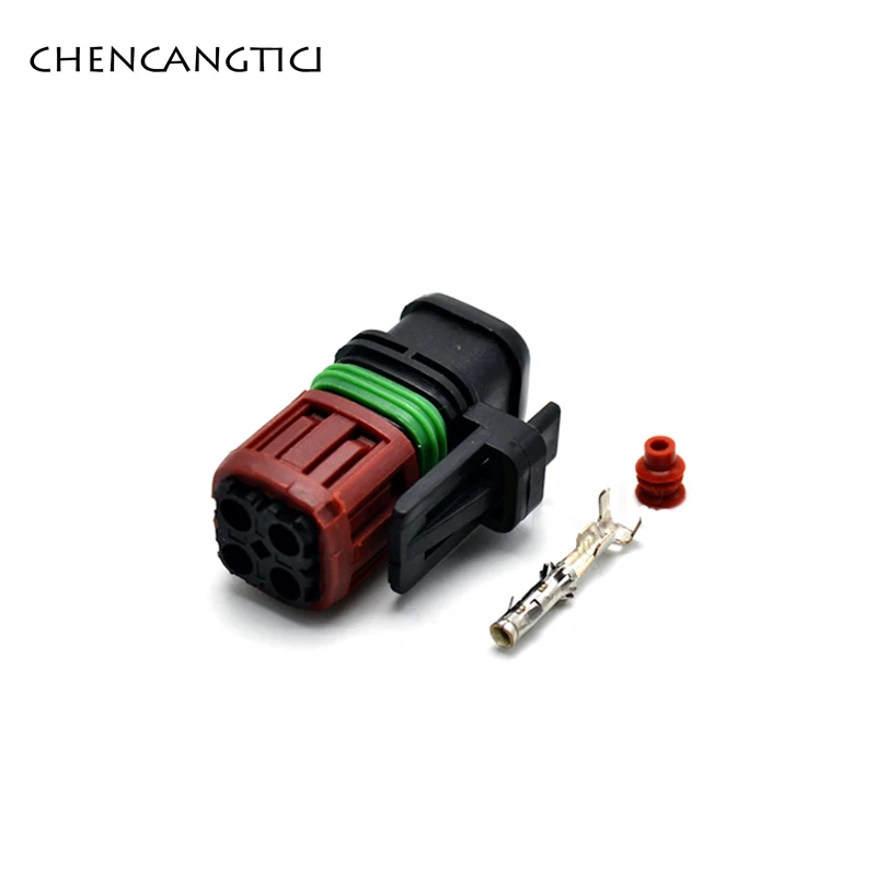 2 комплекта 4 Pin 1337352-1 Tyco Авто Пластиковый корпус электрический разъем