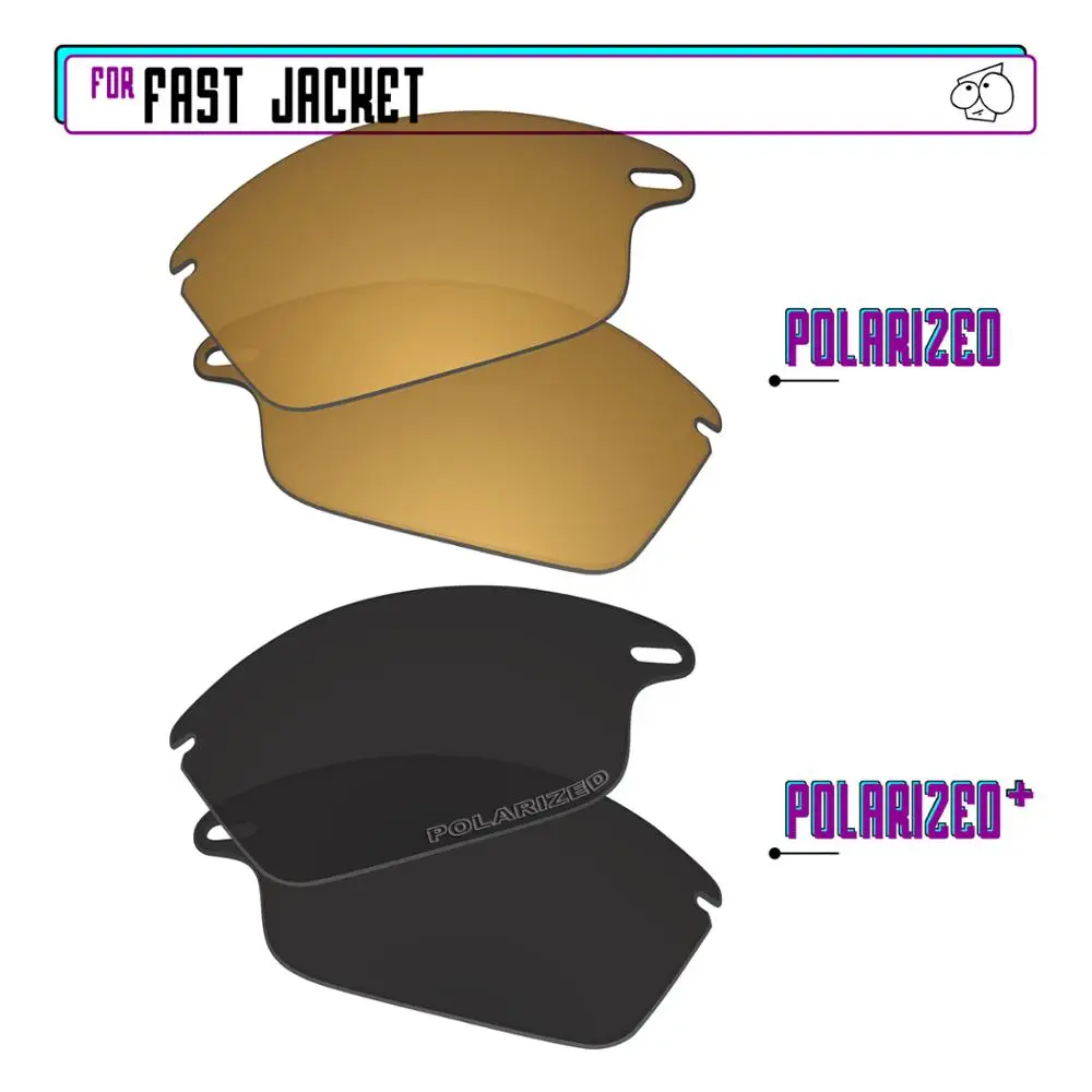 

EZReplace поляризованные Сменные линзы для-солнцезащитные очки Oakley Быстро солнечные очки к куртке-BlackPPlus-GunmetalP