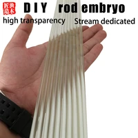 diy handmade fishing rod high permeability glass fiber solid rough 1 1m ul trout stream top 1 1mmbottom 6 1mm