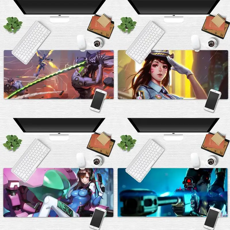 

Overwatch GAME D.VA Silicone large/small Pad to Mouse Game Game Office Work Mouse Mat pad Non-slip Laptop Cushion mouse pad