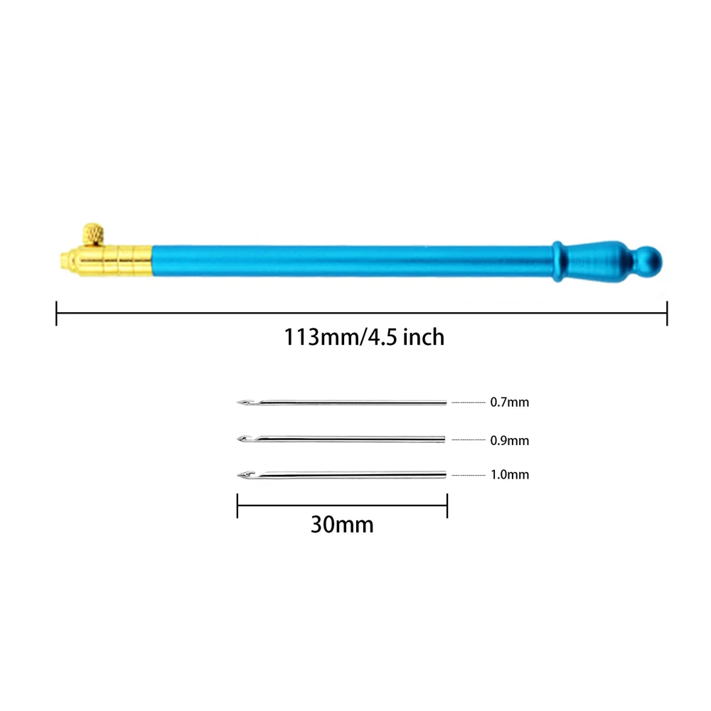 

Crochet Hook Embroidery Beading Tool Set with 3 Needles for Sewing Embroidery Beading Needle Set Crochet Tool Kit